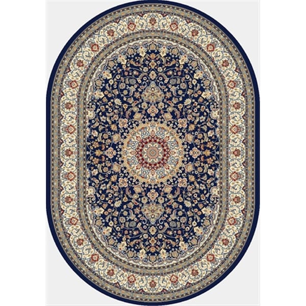 Dynamic Rugs Ancient Garden 5 ft. 3 in. x 7 ft. 7 in. Oval 57119-6464 Rug - Ivory/Ivory ANOV69571196464 - main